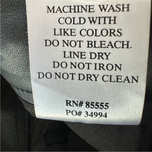 New with Tags DAZE Far Out Faux Leather Wide Leg Pants - Picture 13 of 13